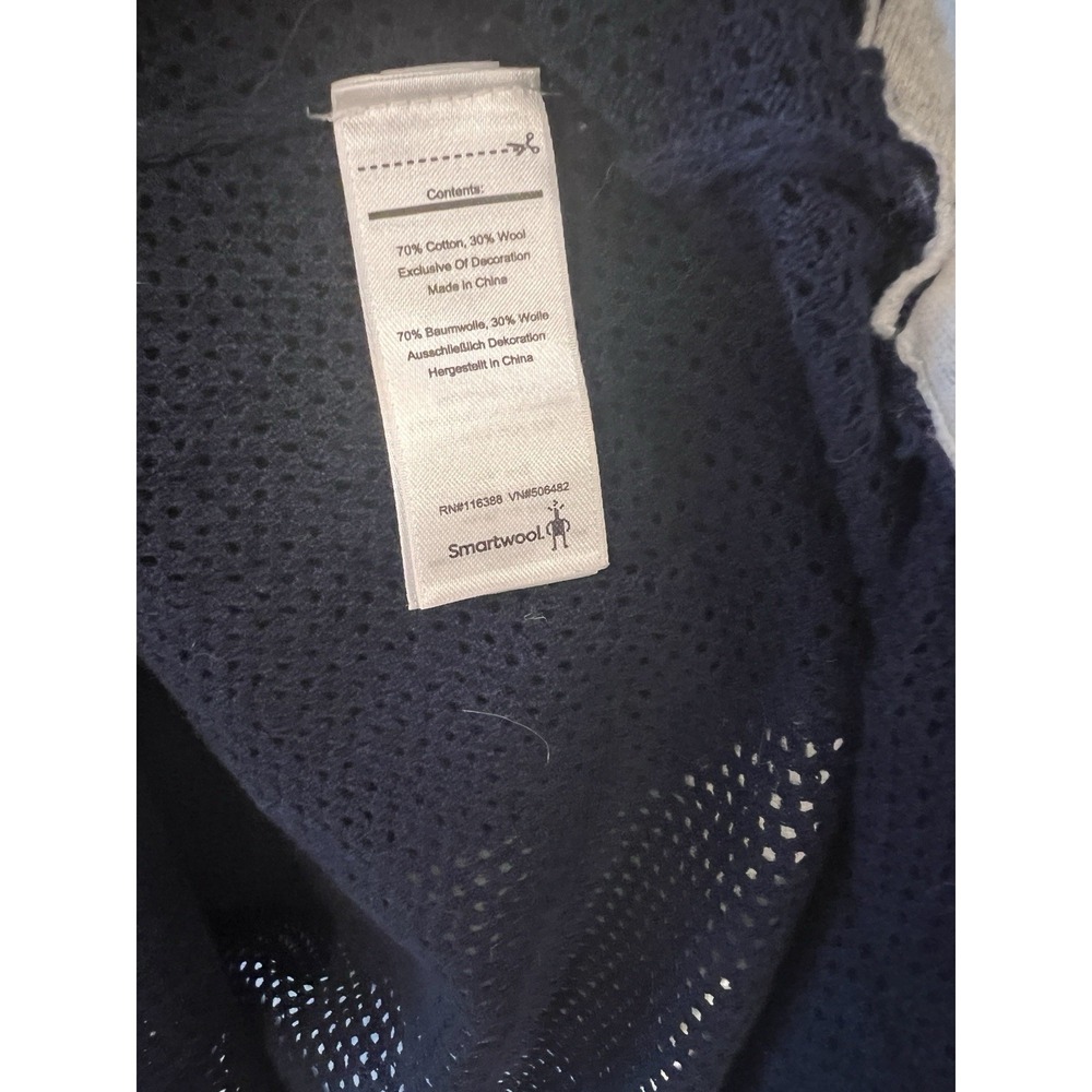 Smartwool Ripple Creek Tunic Sweater Women M‎ Blue Merino Wool Blend Classic - Picture 7 of 9
